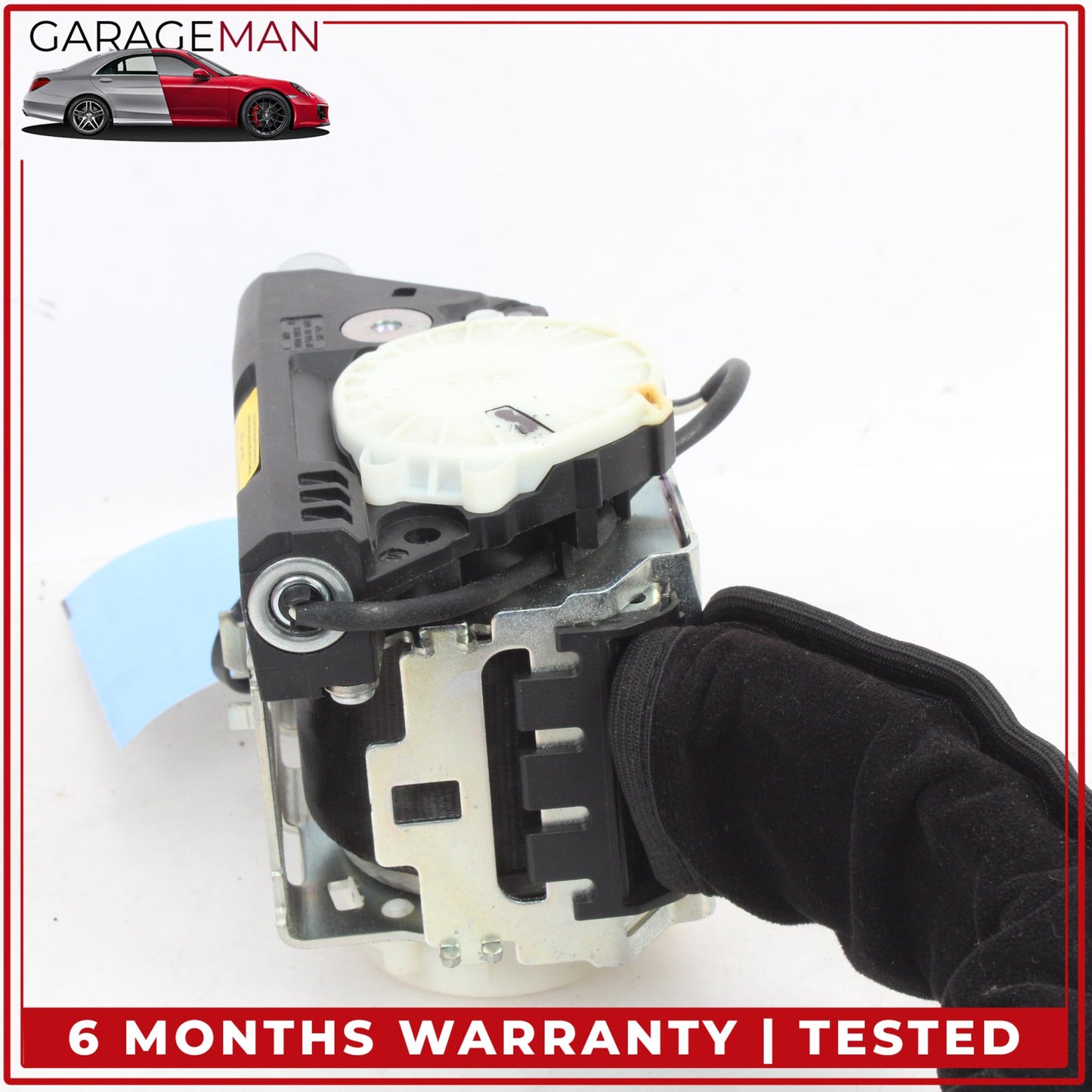 2008-2019 Maserati GranTurismo M145 Rear Left Seat Belt Black 08031189000 OEM