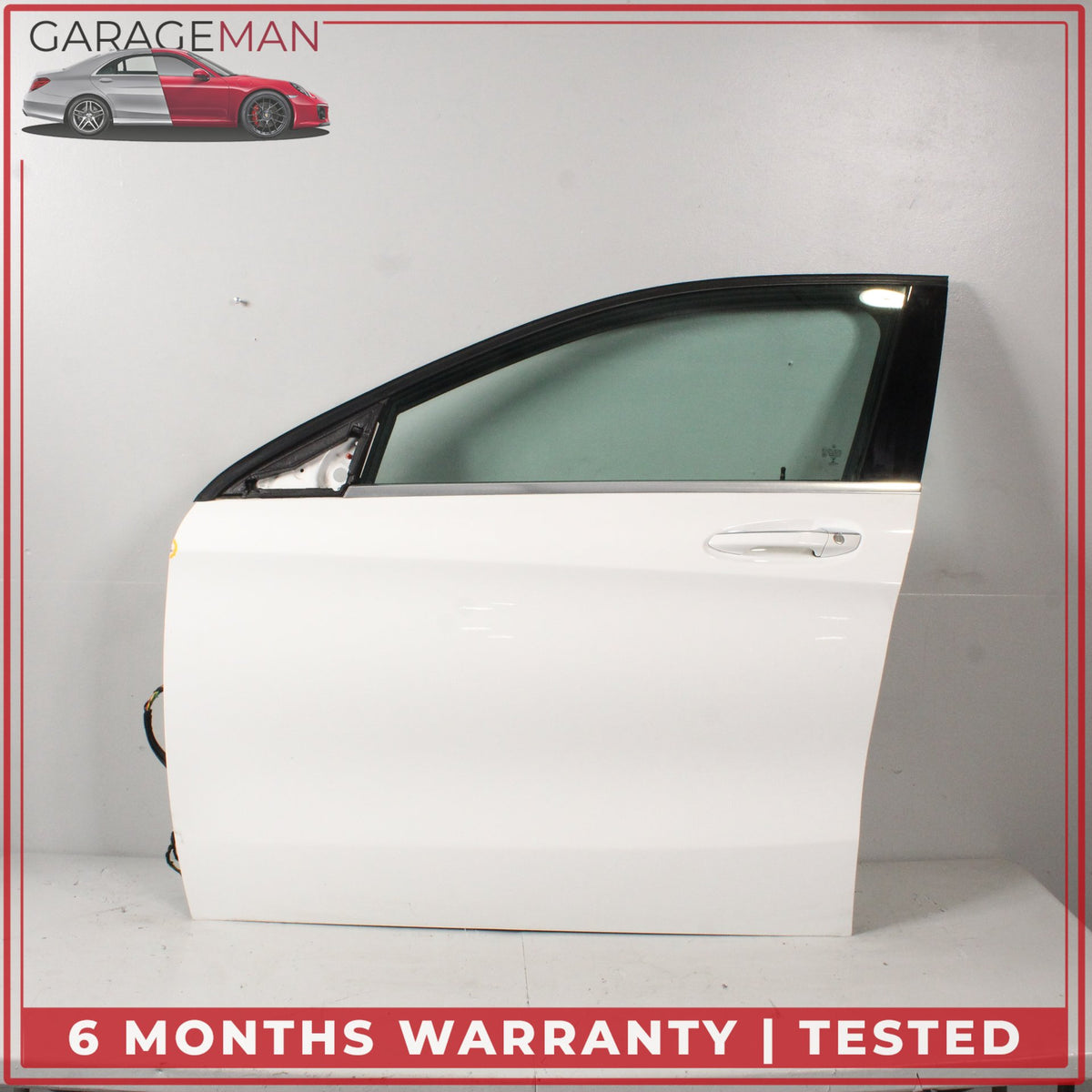 2015-2020 Mercedes X156 GLA250 Front Left Side Complete Door Polar White OEM