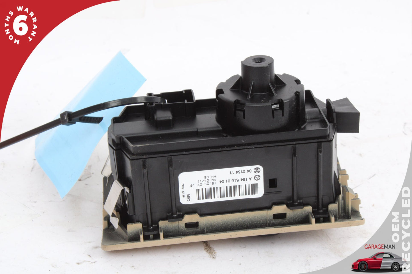 2006-2013 Mercedes W164 ML350 Front Left Side Headlight Control Switch w/ Trim