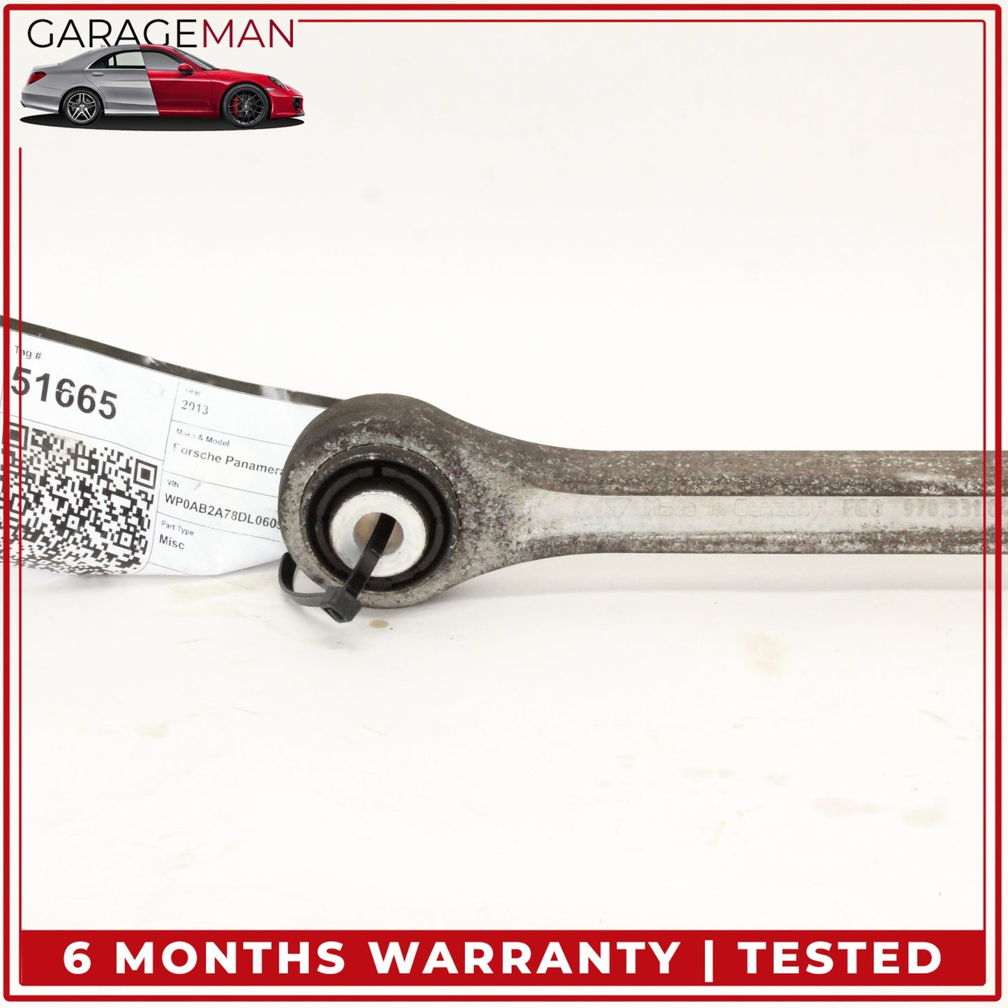 2010-2016 Porsche Panamera 970 Rear Left or Right Side Upper Control Arm OEM