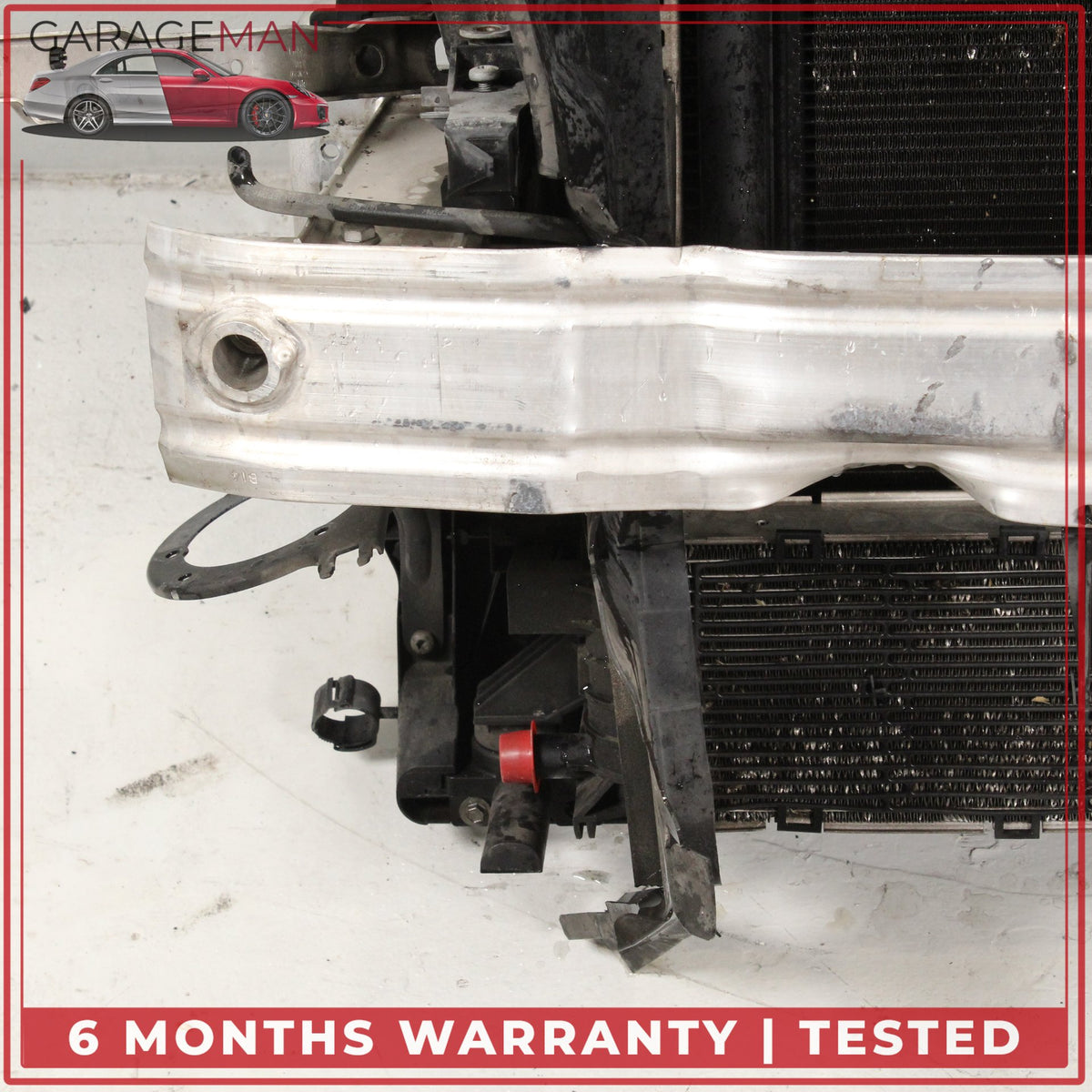 2012-2018 Audi A7 A6 Front Engine Cooling Radiator Core Support Assembly OEM