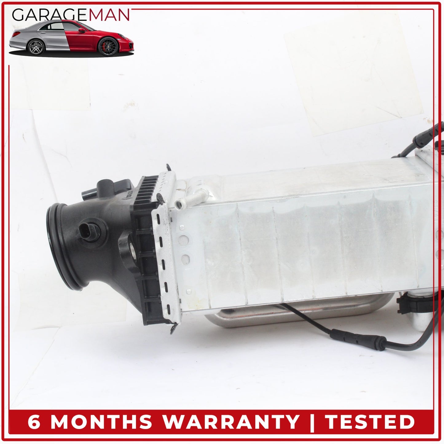 2015-2020 Mercedes W205 C300 Intercooler Radiator w/ Air Intake Pipe Hose OEM