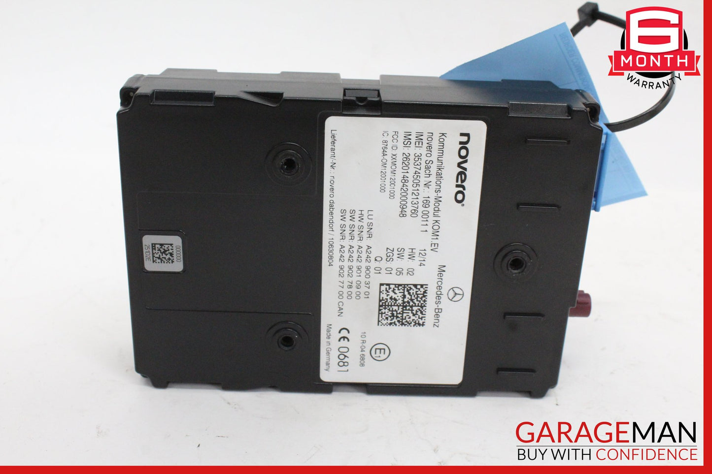 2013-2016 Smart Fortwo 451 Telematics Communication Control Module 2429003701