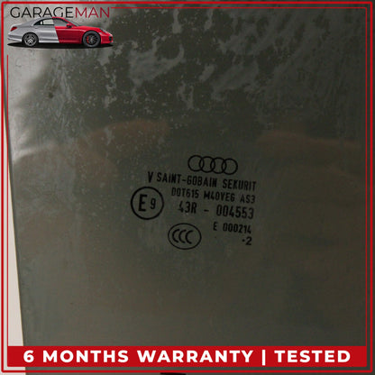 2018-2025 Audi Q5 SQ5 Rear Right Passenger Side Door Window Glass OEM