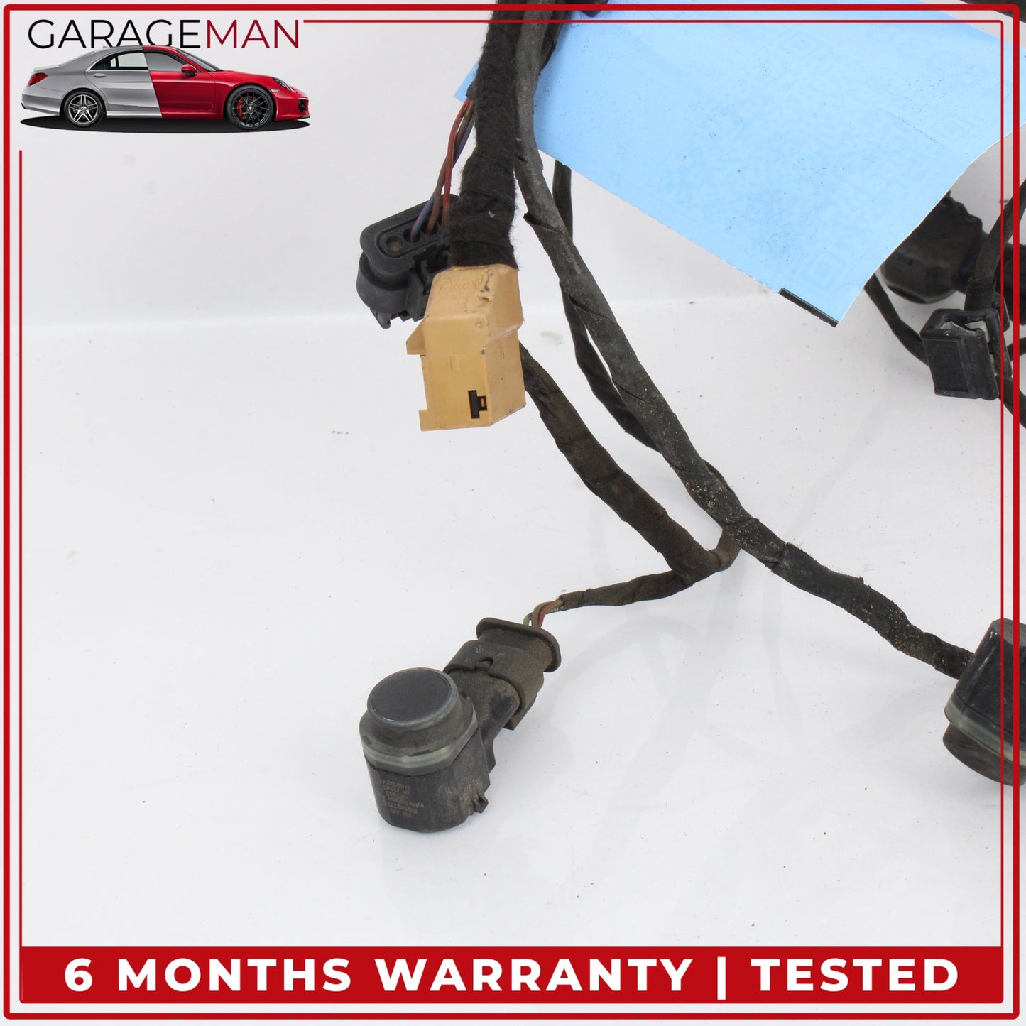 2016-2018 Audi A6 S6 Rear Bumper Parking Sensors w/ Wire Harness 4G5971085AG OEM