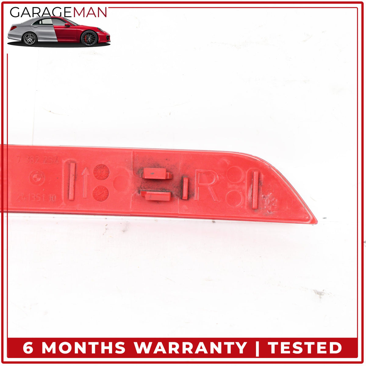 2012-2015 BMW 328i Rear Left and Right Side Bumper Reflector Light 7382233 OEM