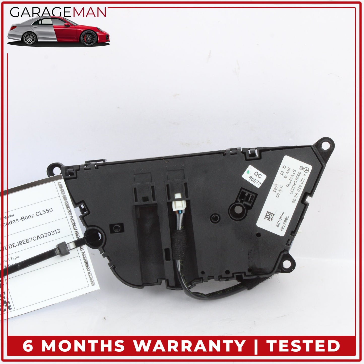 2007-2014 Mercedes-Benz CL550 W216 Coupe Front Left Seat Control Memory Switch 2218709258 OEM