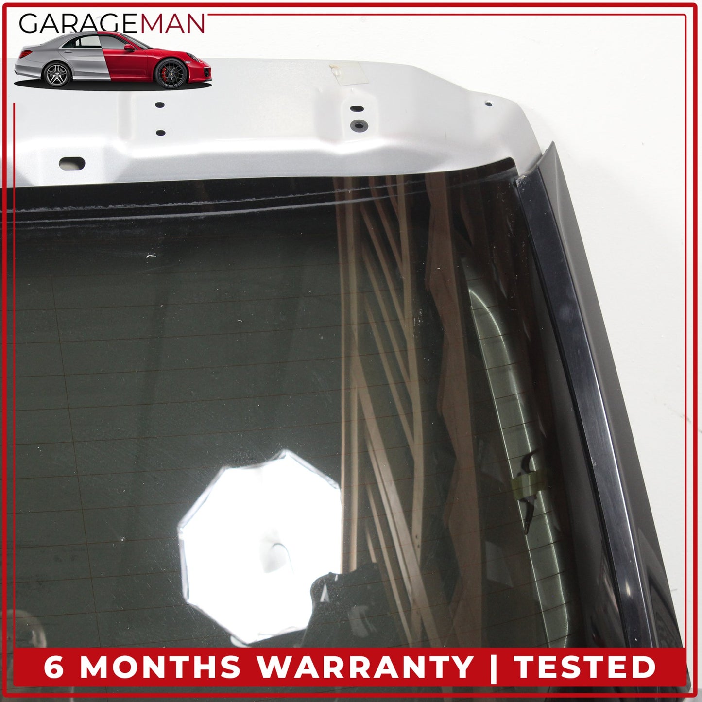 2017-2019 Audi Q7 Rear Trunk Lid Panel Assembly Silver Metallic 4M0827025D OEM