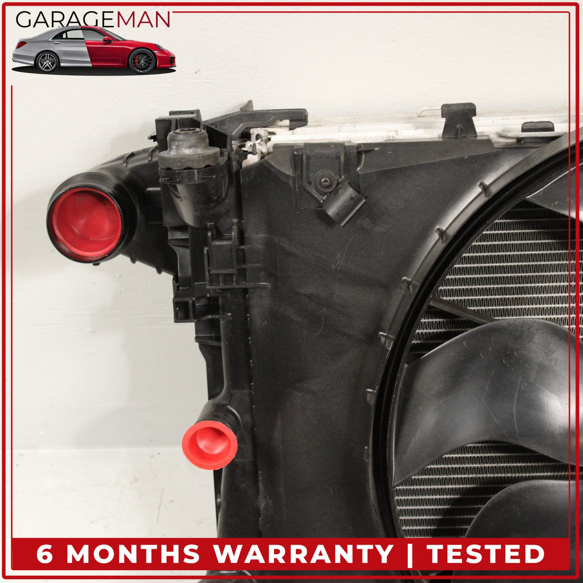 2012-2015 Mercedes W204 C250 Engine Cooling Radiator AC A/C Condenser Assy OEM
