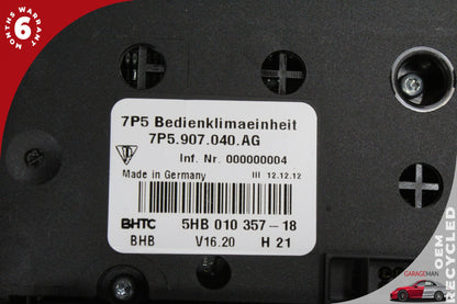 2011-2014 Porsche Cayenne 958 Center Console Multifunction Switch Control OEM