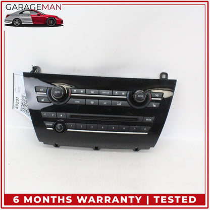 2014-2018 BMW X5 Front AC Climate Control Audio Radio Switch Panel 9321724 OEM