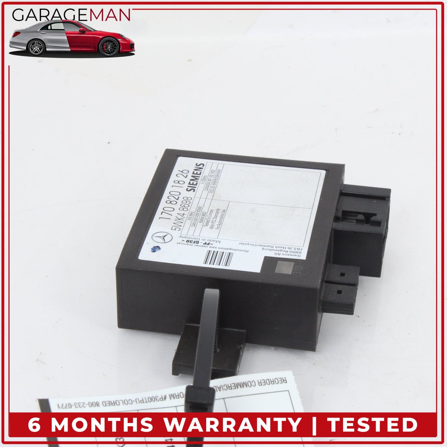 1997-2008 Mercedes R170 SLK320 Immobilizer Relay Control Module 1708201826 OEM