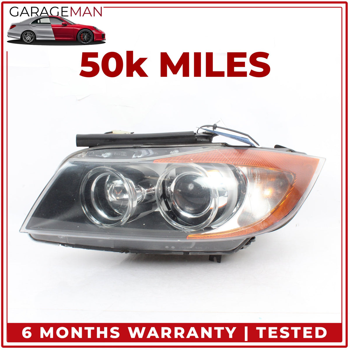 2006-2008 BMW 335i E90 Front Left Side Adaptive Xenon Head Light Lamp 6942741 OEM