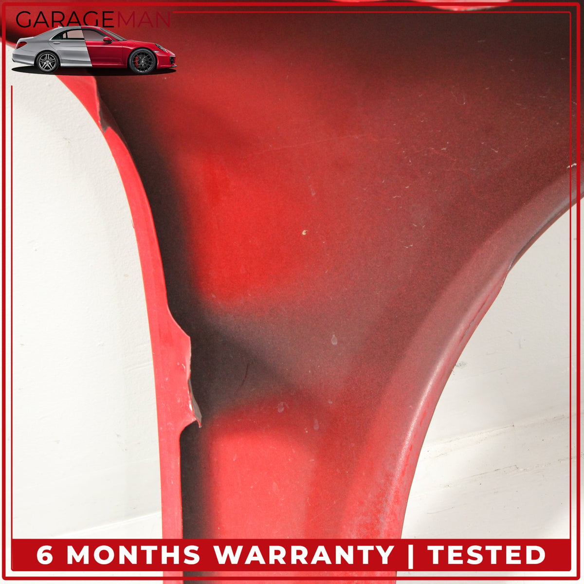 1997-2004 Porsche 911 996 Boxster 986 Front Left Fender Wing Side Panel Red OEM