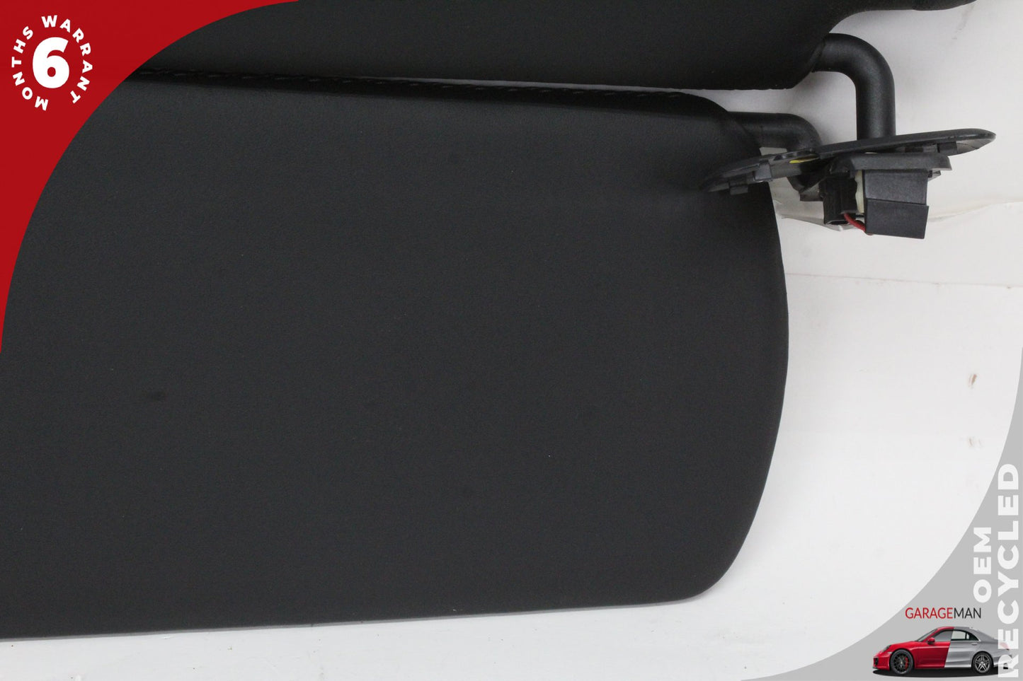 2011-2014 Porsche Cayenne 958 Front Left and Right Side Sun Visor Set Black OEM