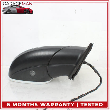 2010-2015 Audi Q7 Right Door Heated Rear View Mirror w/ Blind Spot White OEM