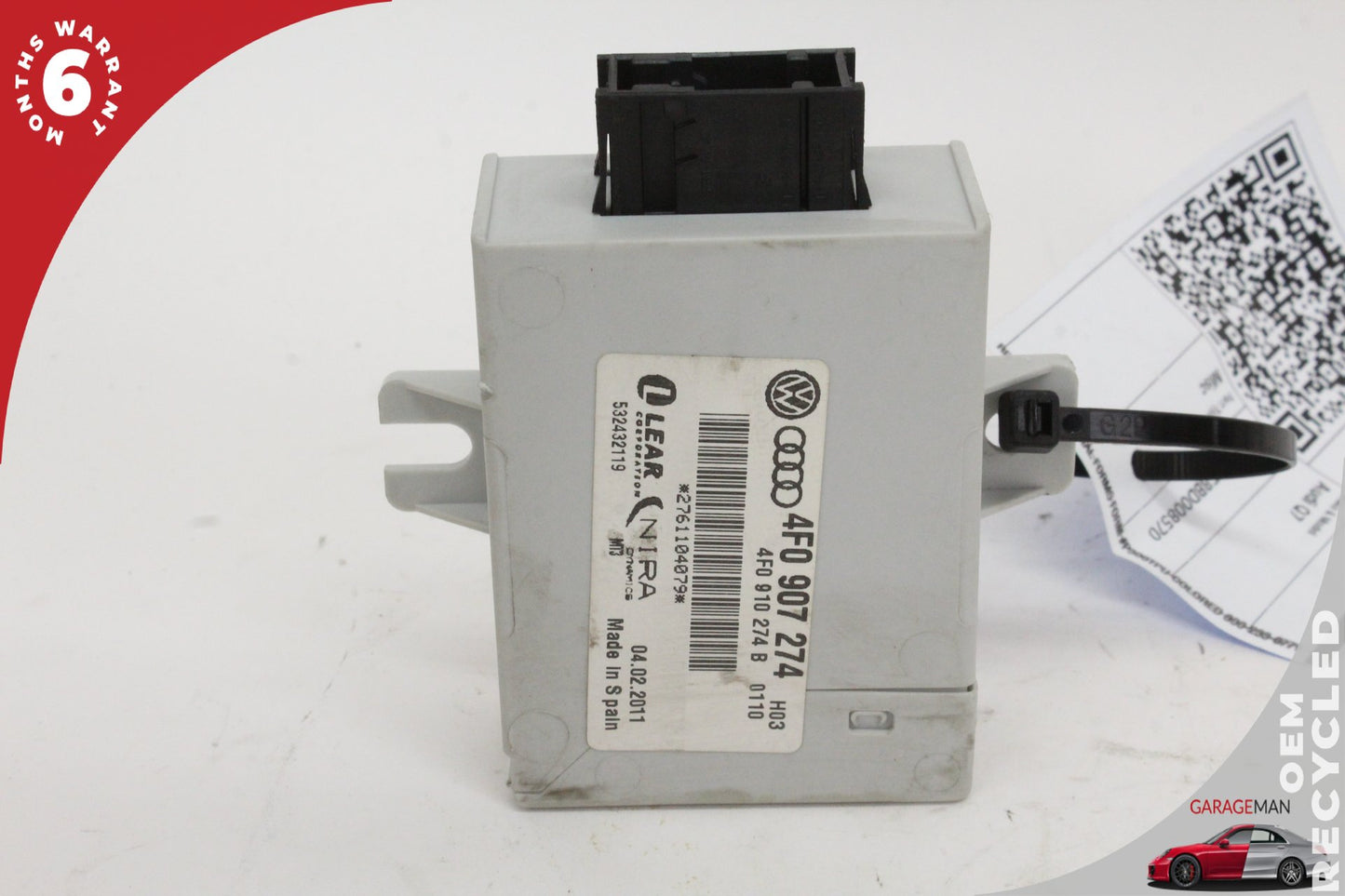2010-2015 Audi Q7 SUV TPMS Tire Pressure Control Module Unit 4F0907274 OEM