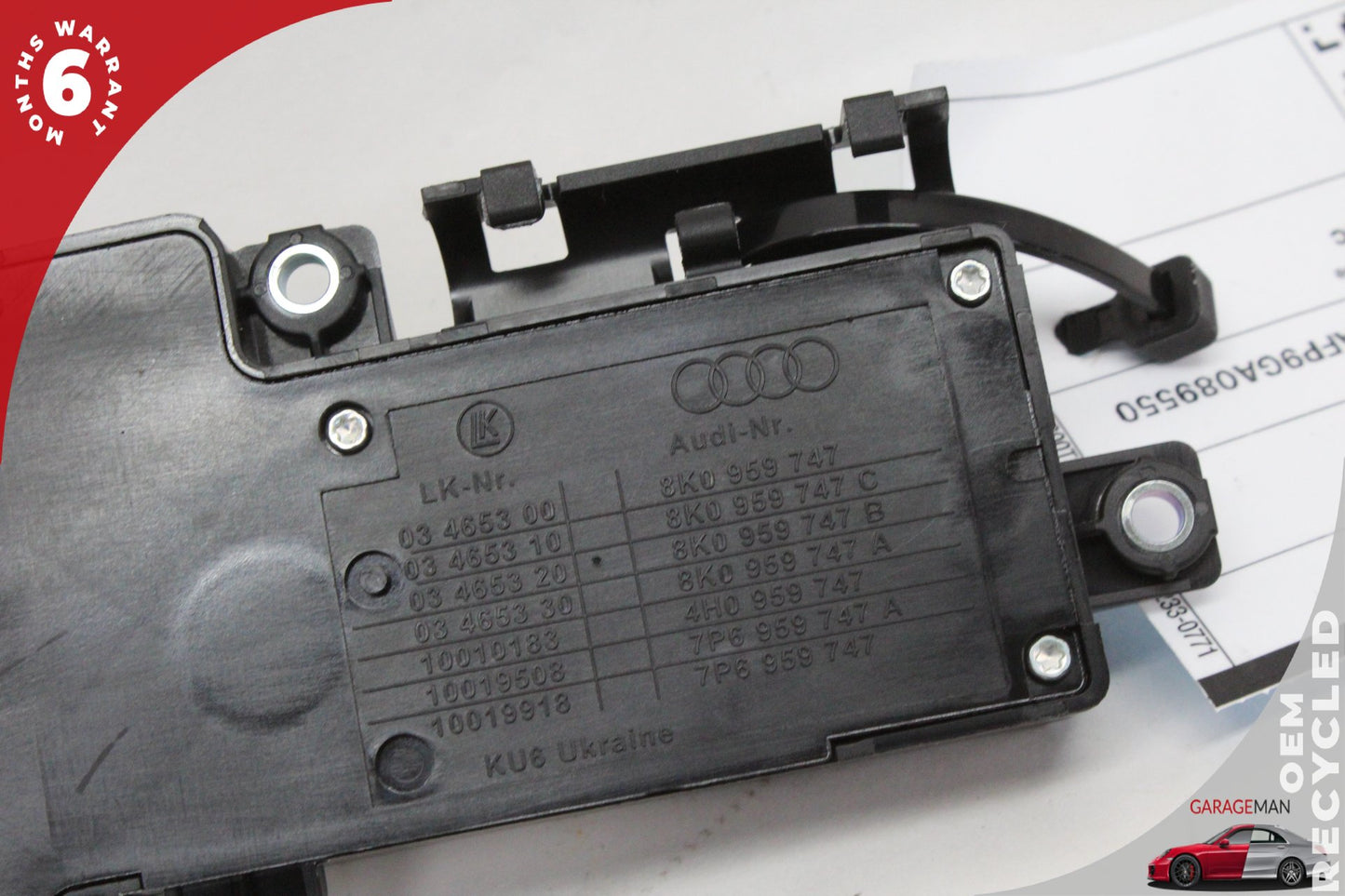 2008-2020 Audi SQ5 A3 A6 Front Left Side Seat Adjustment Switch 8K0959747 OEM