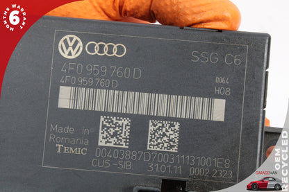2007-2015 Audi Q7 Front Left Driver Side Seat Control Module Unit 4F0959760D OEM