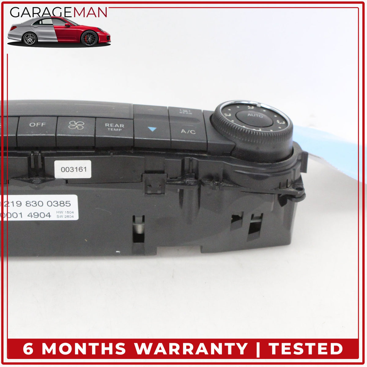 2006-2011 Mercedes W219 CLS500 AC A/C Heater Climate Control Switch Panel OEM