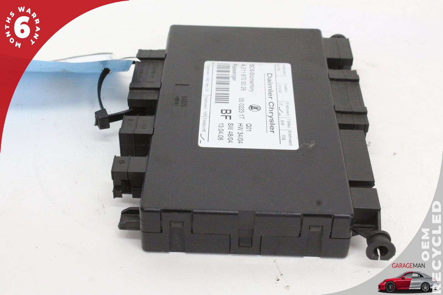 2003-2012 Mercedes W219 CLS500 Front Right Seat Control Module 2118705026 OEM