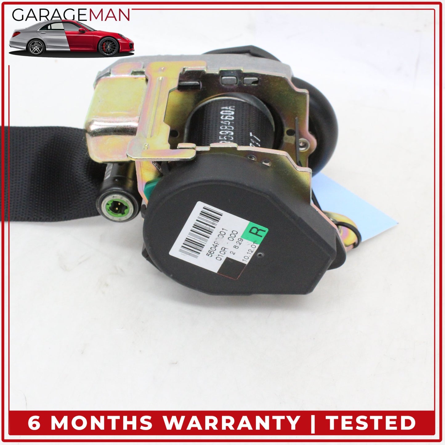 1997-2004 Mercedes-Benz SLK230 R170 Front Right Seat Belt Seatbelt Retractor Black