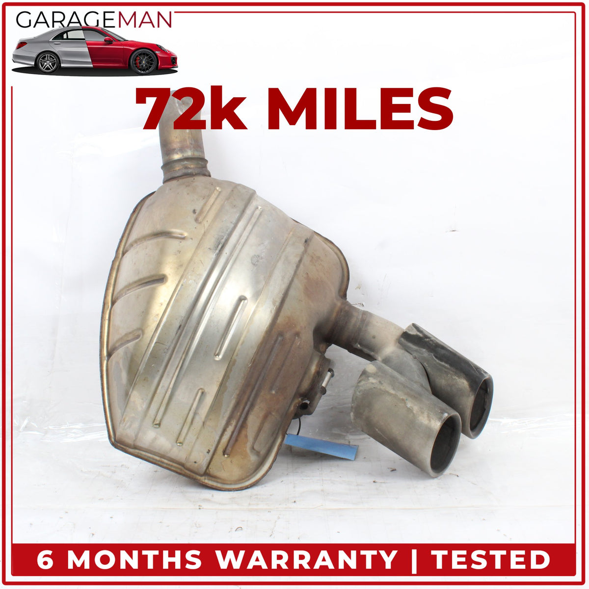2010-2013 Porsche Panamera 970 Rear Right Side Exhaust Muffler 97011191203 OEM