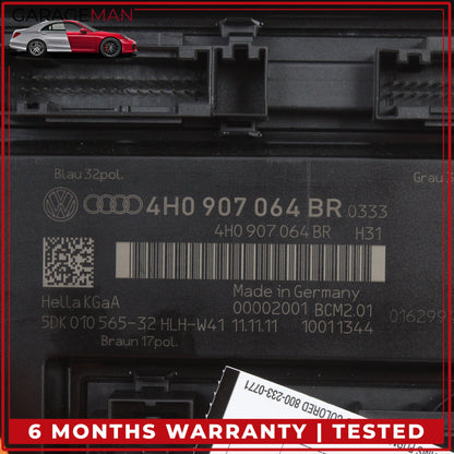 2012-2018 Audi A7 A6 BCM Body Comfort Control Module Unit 4H0907064BR OEM