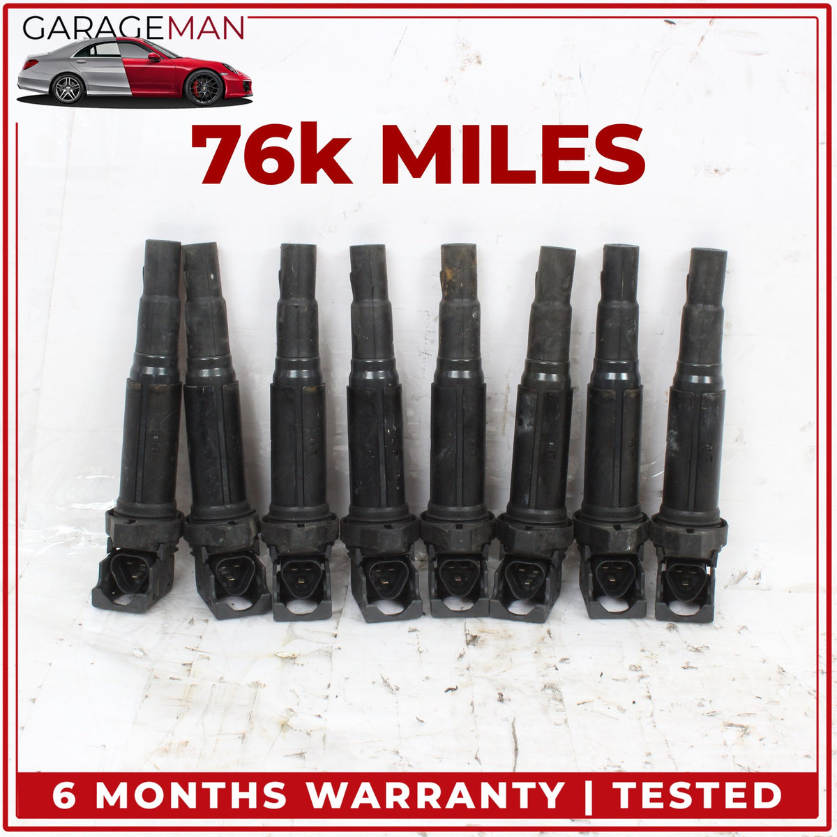 2012-2019 BMW 650i 550i 4.4L V8 N63 Engine Motor Ignition Coils Set of 8 OEM