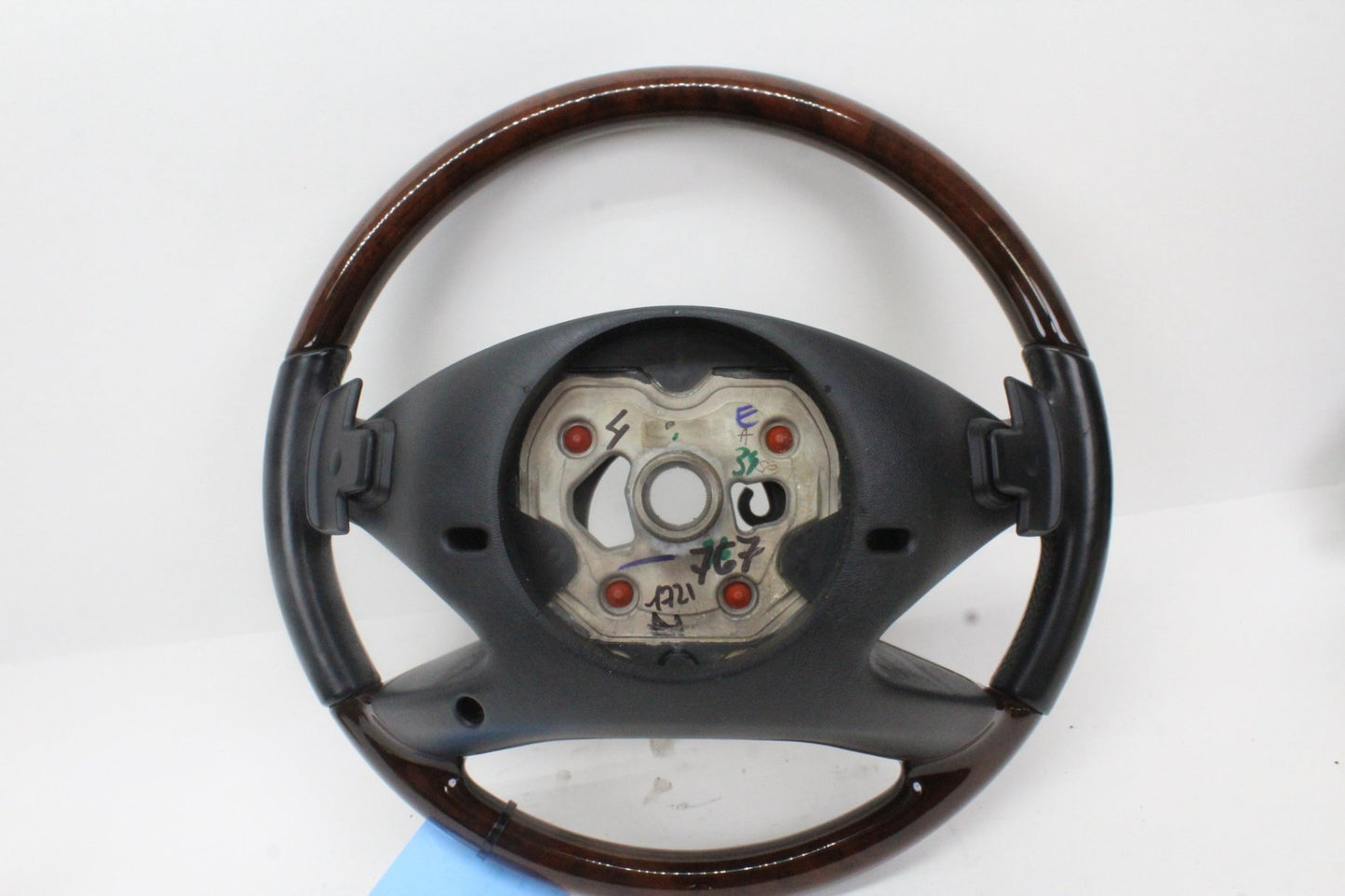 2010-2014 Mercedes-Benz S550 W221 Steering Wheel Wood Trim Black 2219063800 OEM