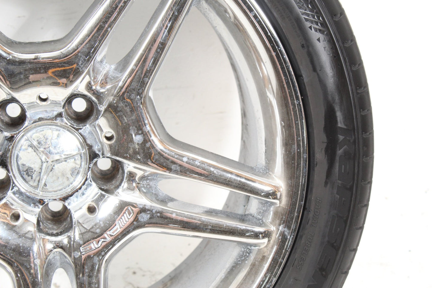 03-12 Mercedes R230 SL550 SL65 AMG Rear Wheel Tire Rim 9.5Jx18H2 ET33 OEM
