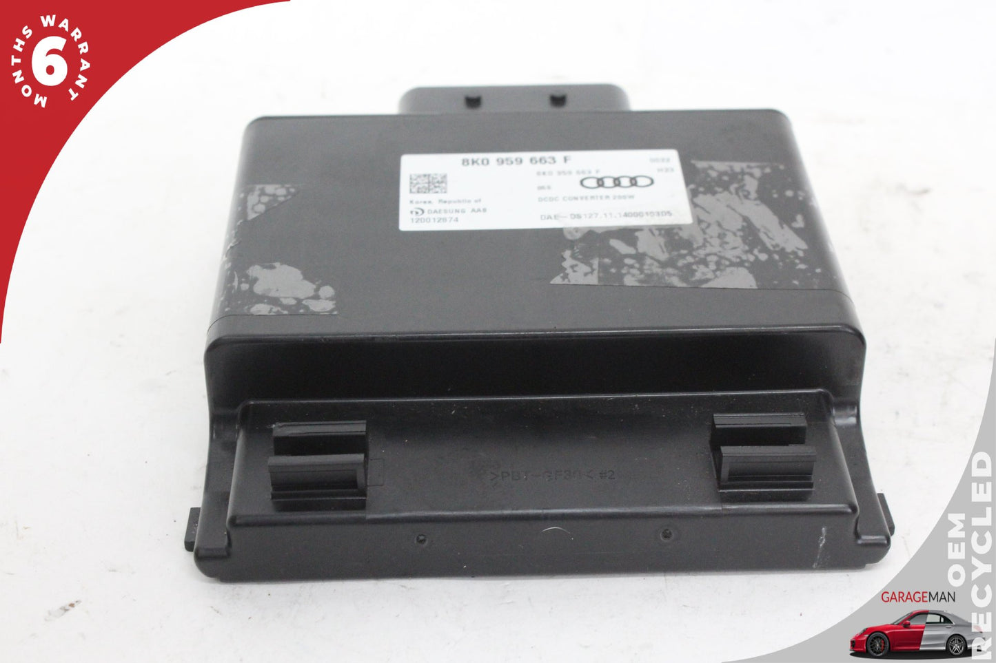 12-18 Audi A6 C7 Sedan Voltage Stabiliser Control Module 8K0959663F Genuine
