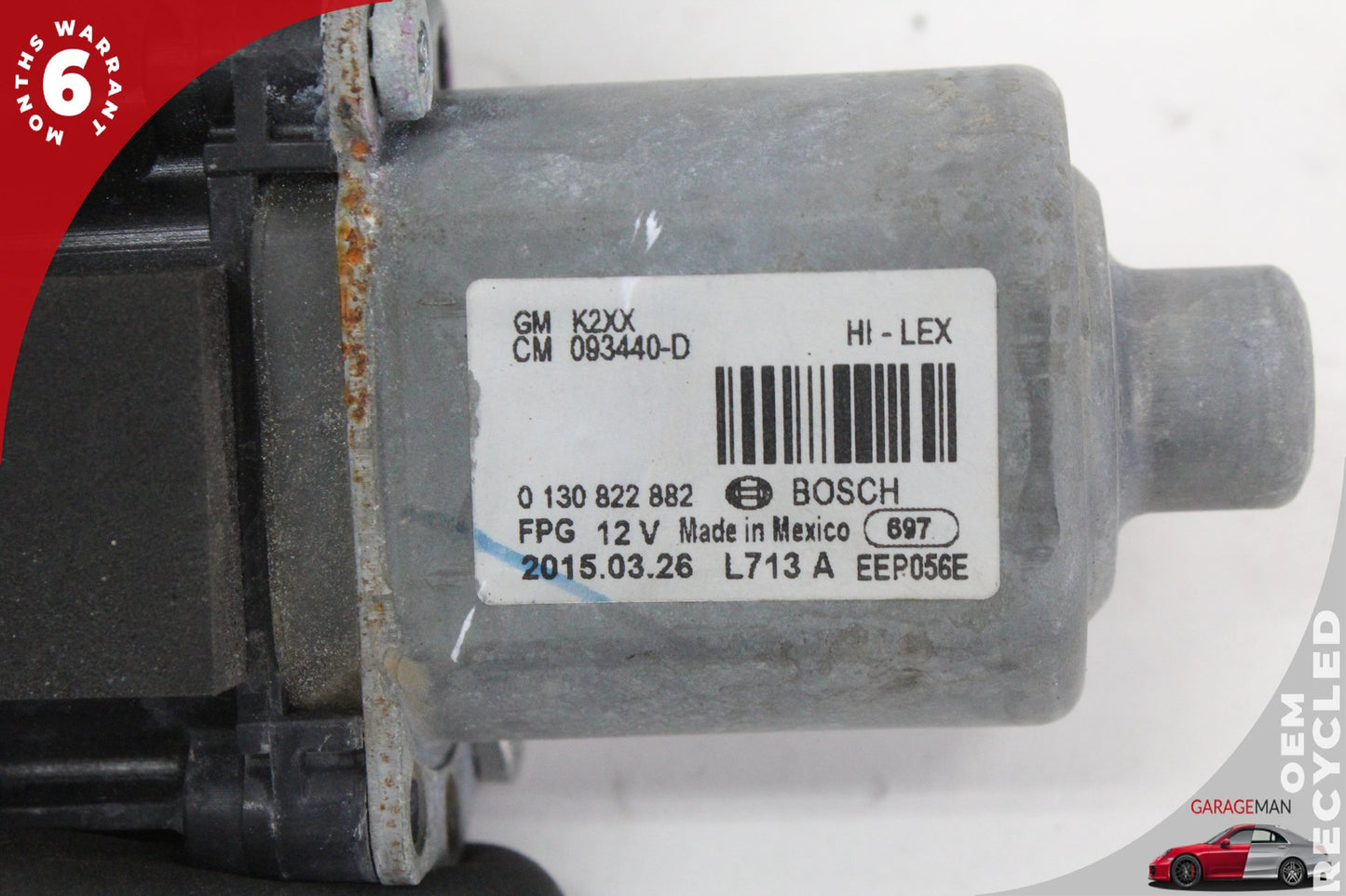 2014-2019 Chevrolet Silverado 1500 Front Left Side Window Regulator Motor OEM