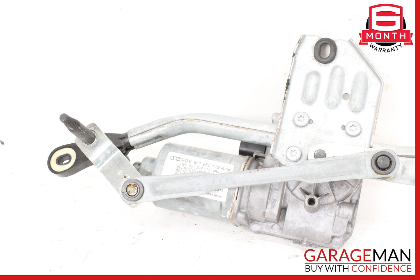 2007-2015 Audi TT TTS Front Windshield Wiper Linkage w/ Motor 8J1955119A OEM