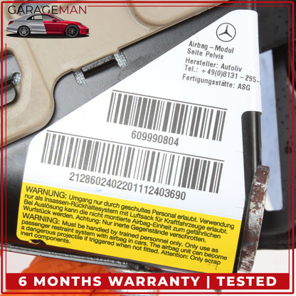 2010-2018 Mercedes W218 CLS63 AMG E350 Front Right Seat Airbag 2128602402 OEM