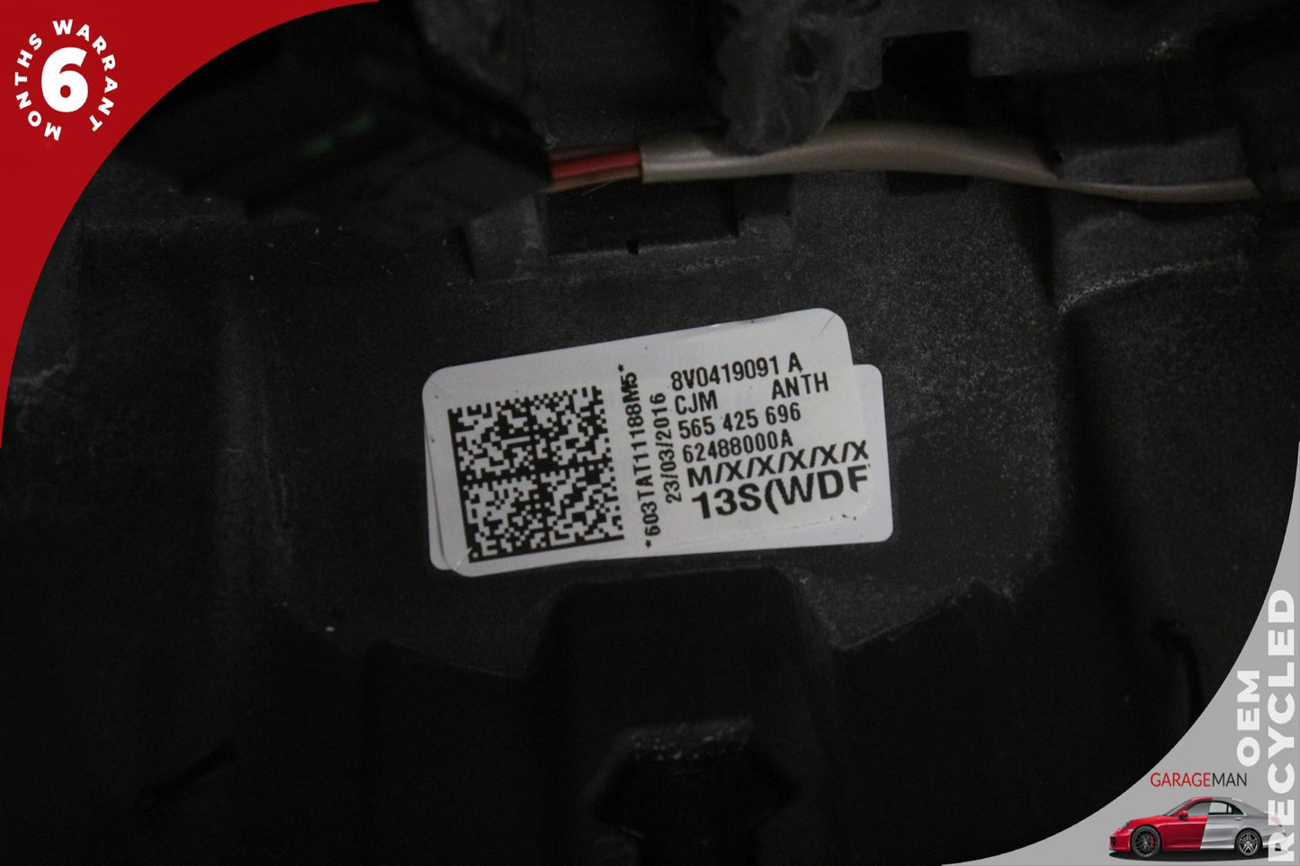 2015-2020 Audi A3 Front Left Driver Side Steering Wheel Black 8V0419091A OEM