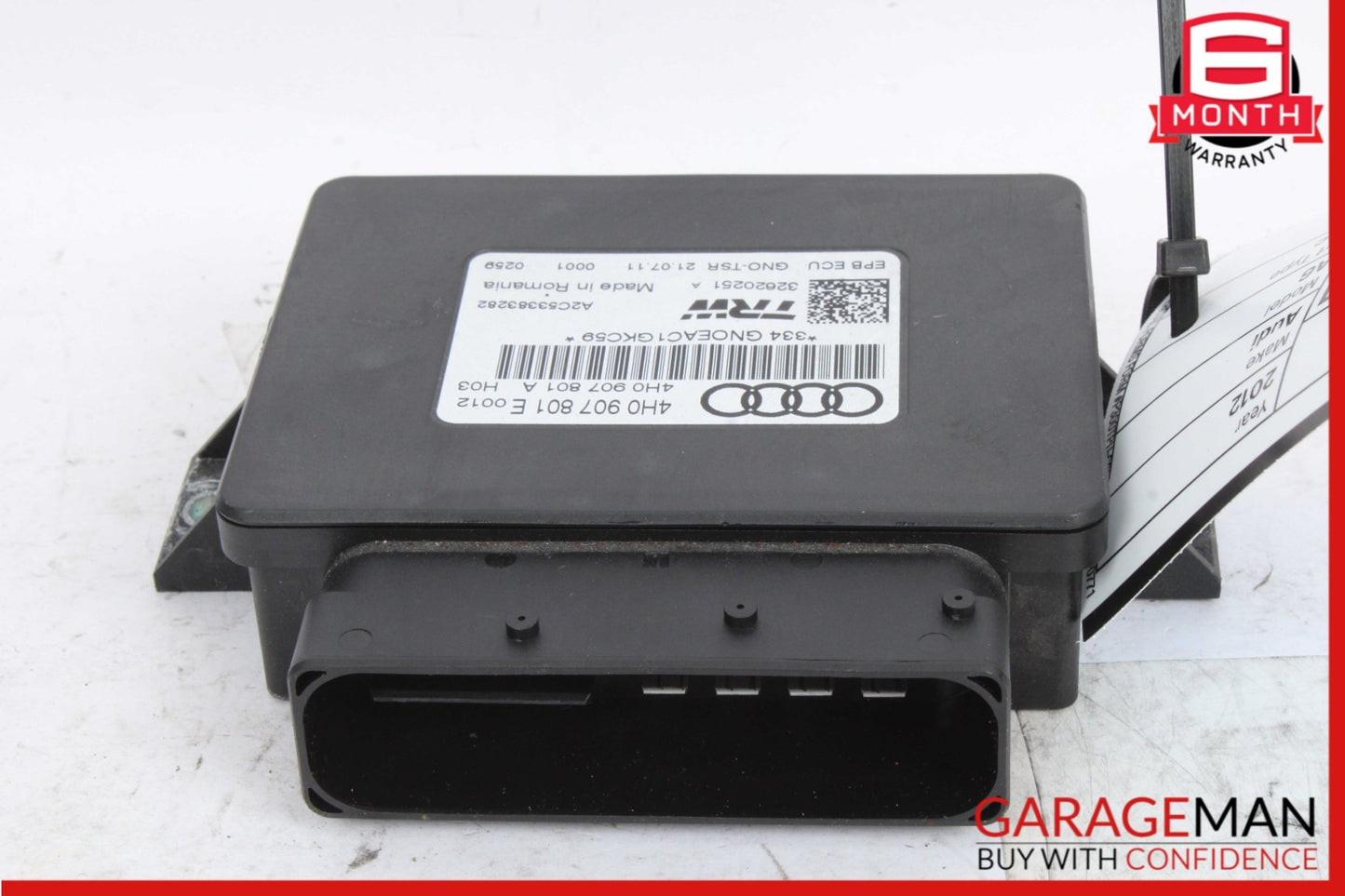 2012-2018 Audi A6 C7 Sedan Electronic Parking Brake Control Module 4H0907801 OEM