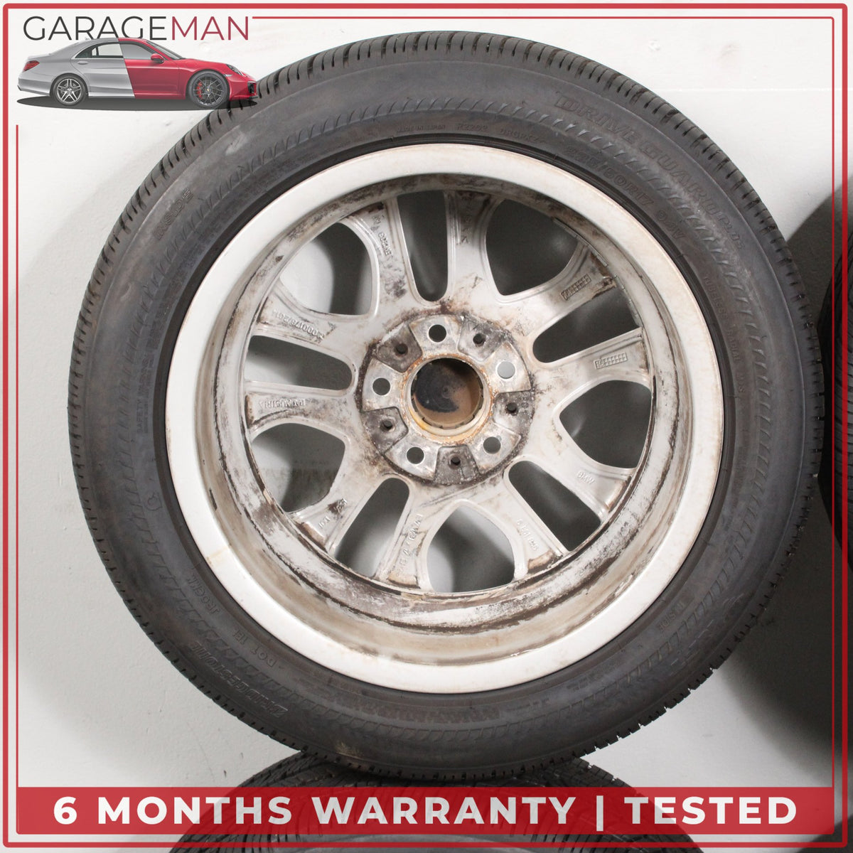 2010-2015 BMW X1 E84 Wheel Rim w/ Tire Set of 4 7.5JX17EH2 IS34 6861846 OEM