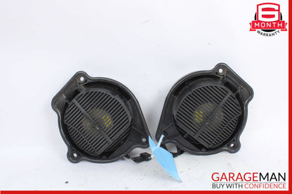 2000-2006 Mercedes W220 S55 AMG Rear Left and Right Side Door Speaker Set OEM