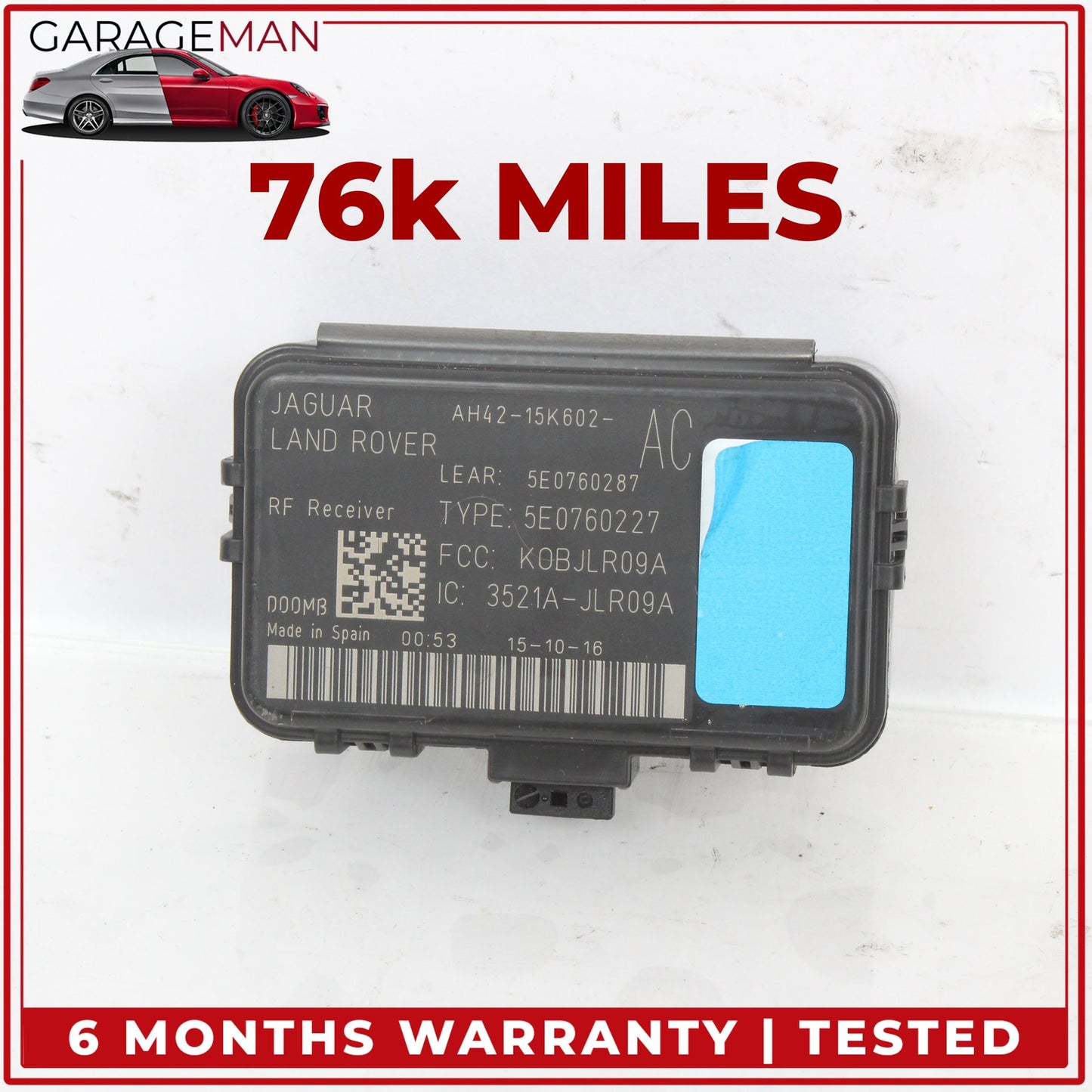 2014-2020 Jaguar F-Type X152 Keyless Entry Antenna Receiver Module OEM