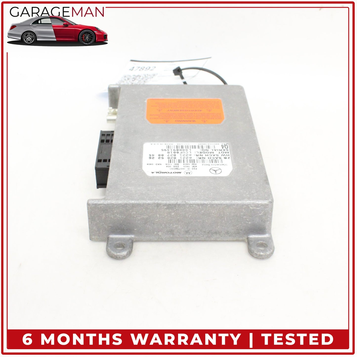 2006-2012 Mercedes-Benz E350 W211 Sedan Voice Communication Control Module 2218205226 OEM
