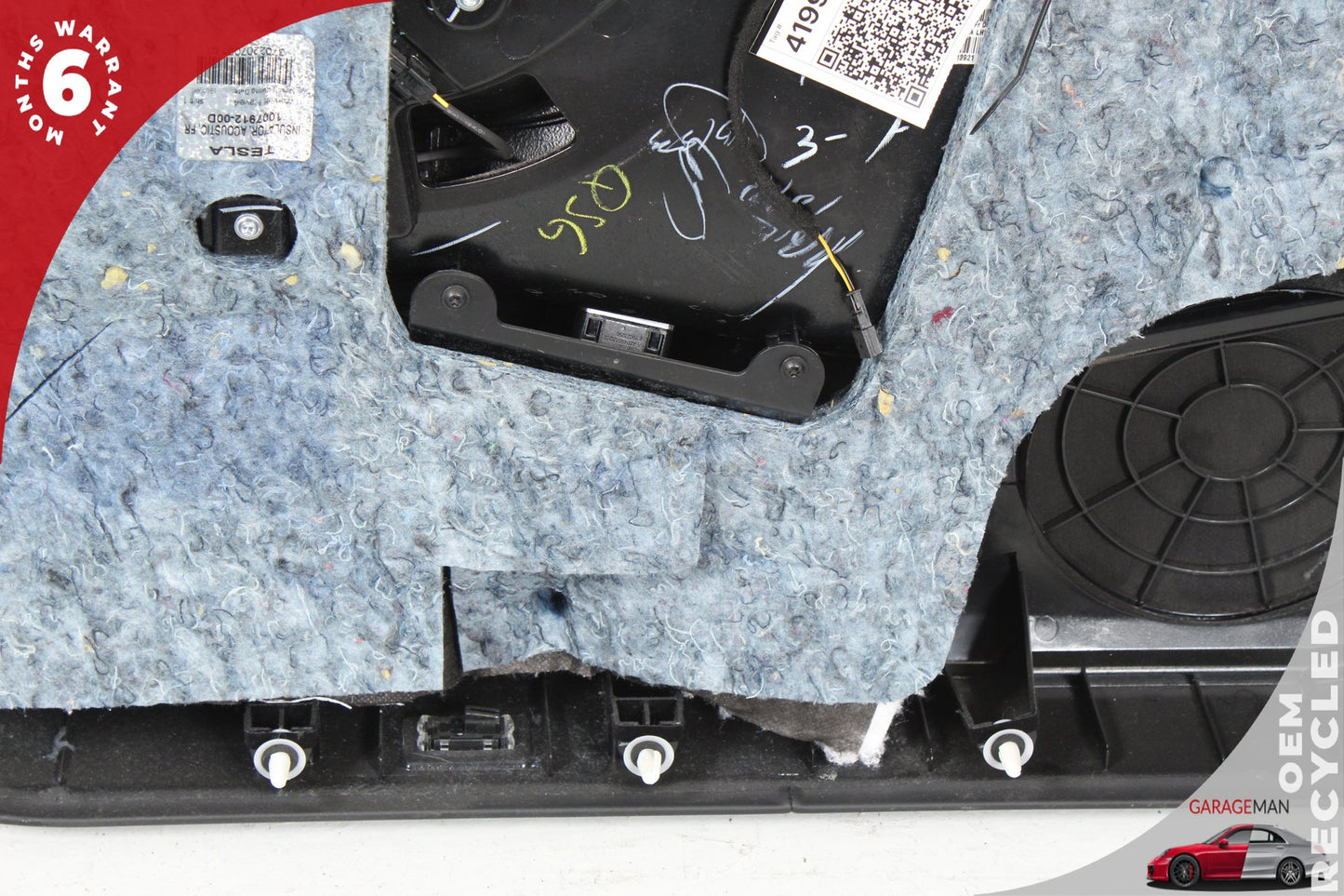 2012-2020 Tesla Model S Front Right Door Interior Trim Panel 100791200D OEM