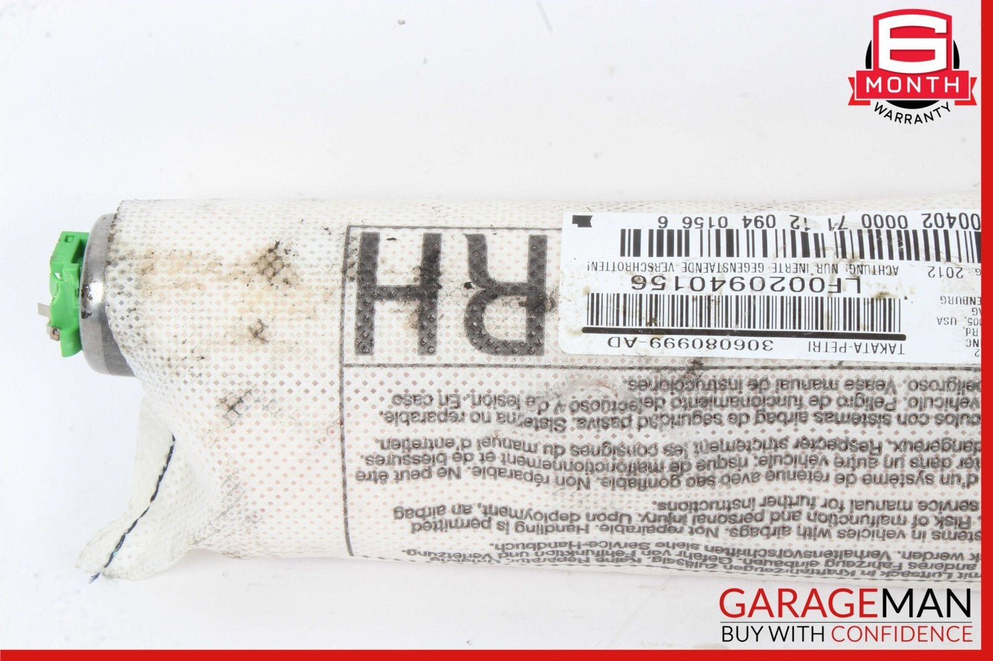 10-17 Mercedes-Benz C250 W204 Front Right Side Seat Airbag Air Bag  2078600402