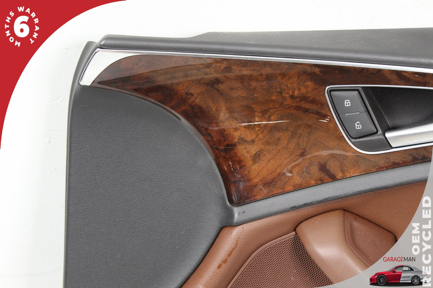 2012-2018 Audi A6 S6 Front Right Side Interior Door Panel Brown 4G1867022 OEM