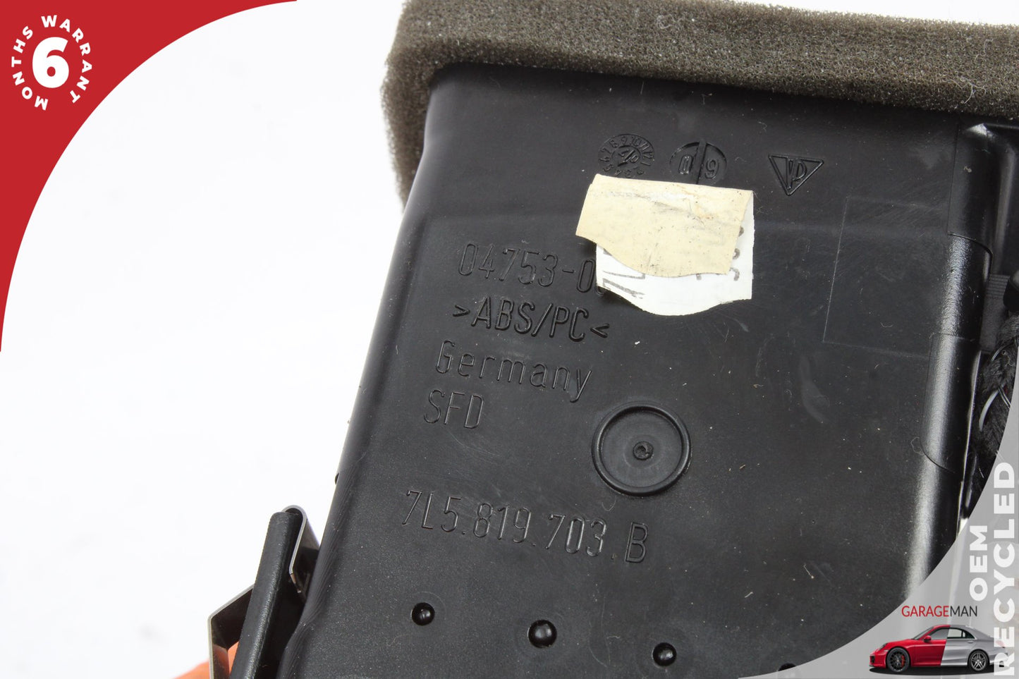 2003-2010 Porsche Cayenne 955 957 Front Left Dash AC A/C Air Vent 7L5819703A OEM