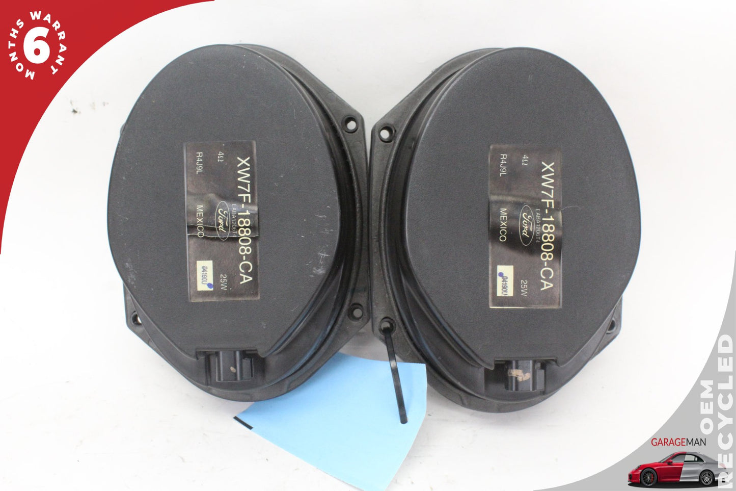 2002-2005 Ford Thunderbird Front Left and Right Side Door Speaker XW7F18808CA