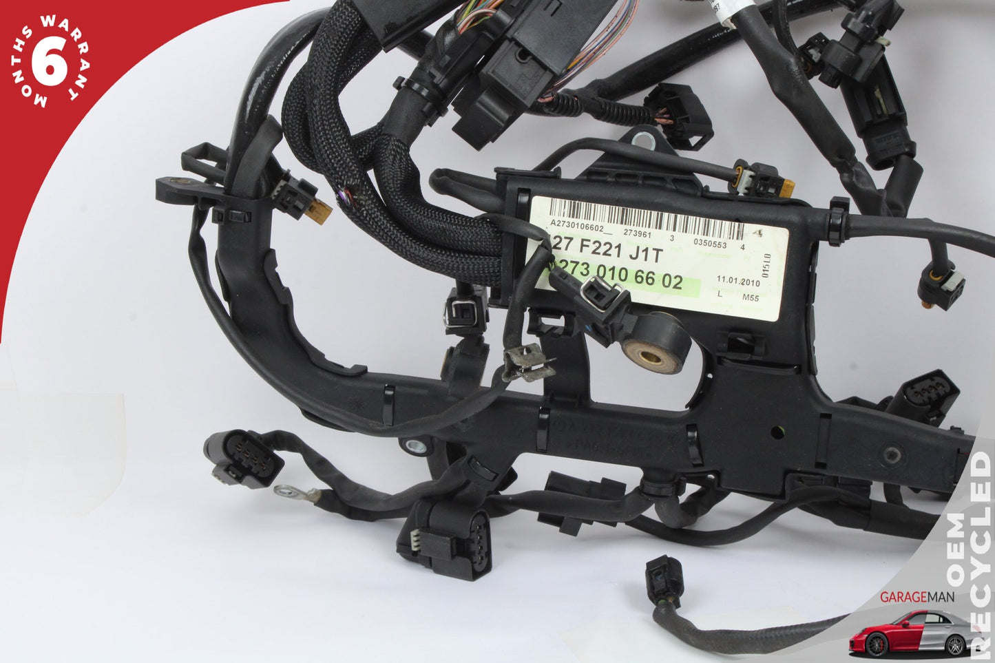 2007-2011 Mercedes W221 S550 5.5L Engine Motor Wiring Harness 2731503133 OEM