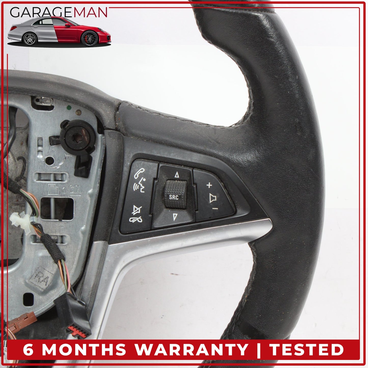 2016-2019 Buick Cascada Heated Black Leather Steering Wheel 13496969 OEM