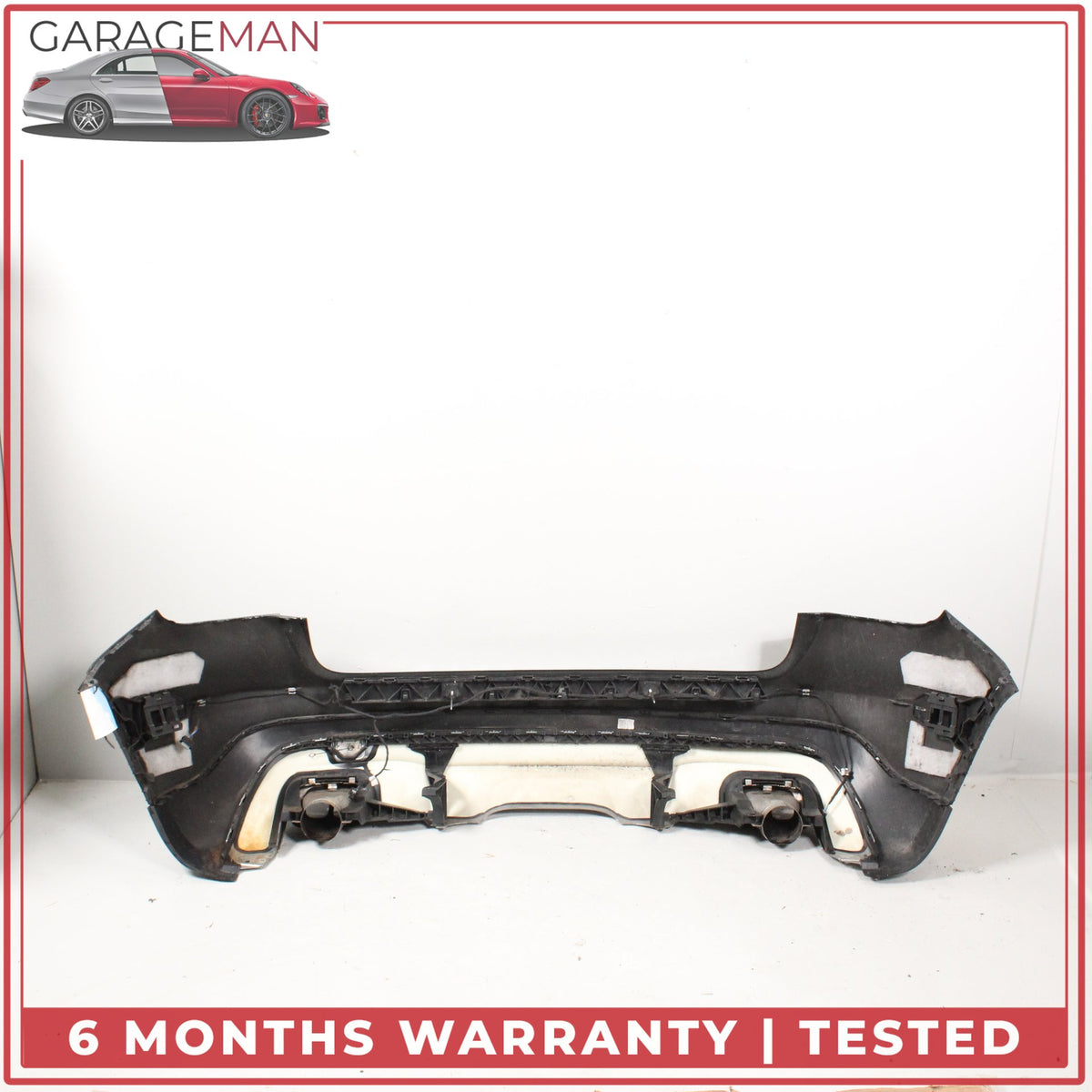 2015-2017 Mercedes-Benz GLA250 X156 Rear Bumper Cover Black 1568802540 OEM