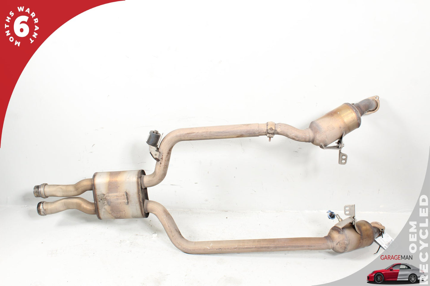 2014-2017 Mercedes-Benz E400 W207 Left and Right Side Exhaust Downpipe Set OEM